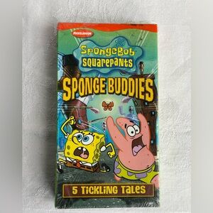SpongeBob SquarePants Sponge Buddies VHS 2002 Nickelodeon Factory Sealed NOS